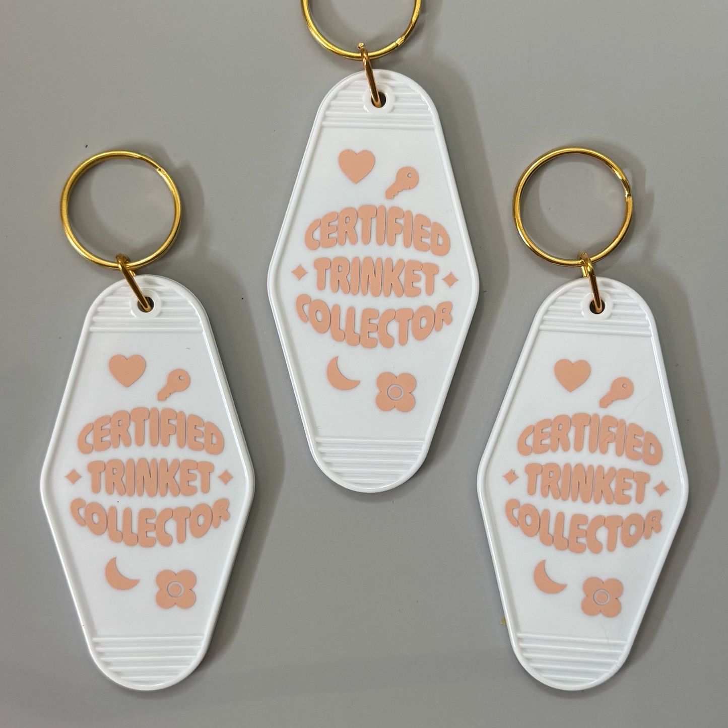 Certified Trinket Collector Keychain