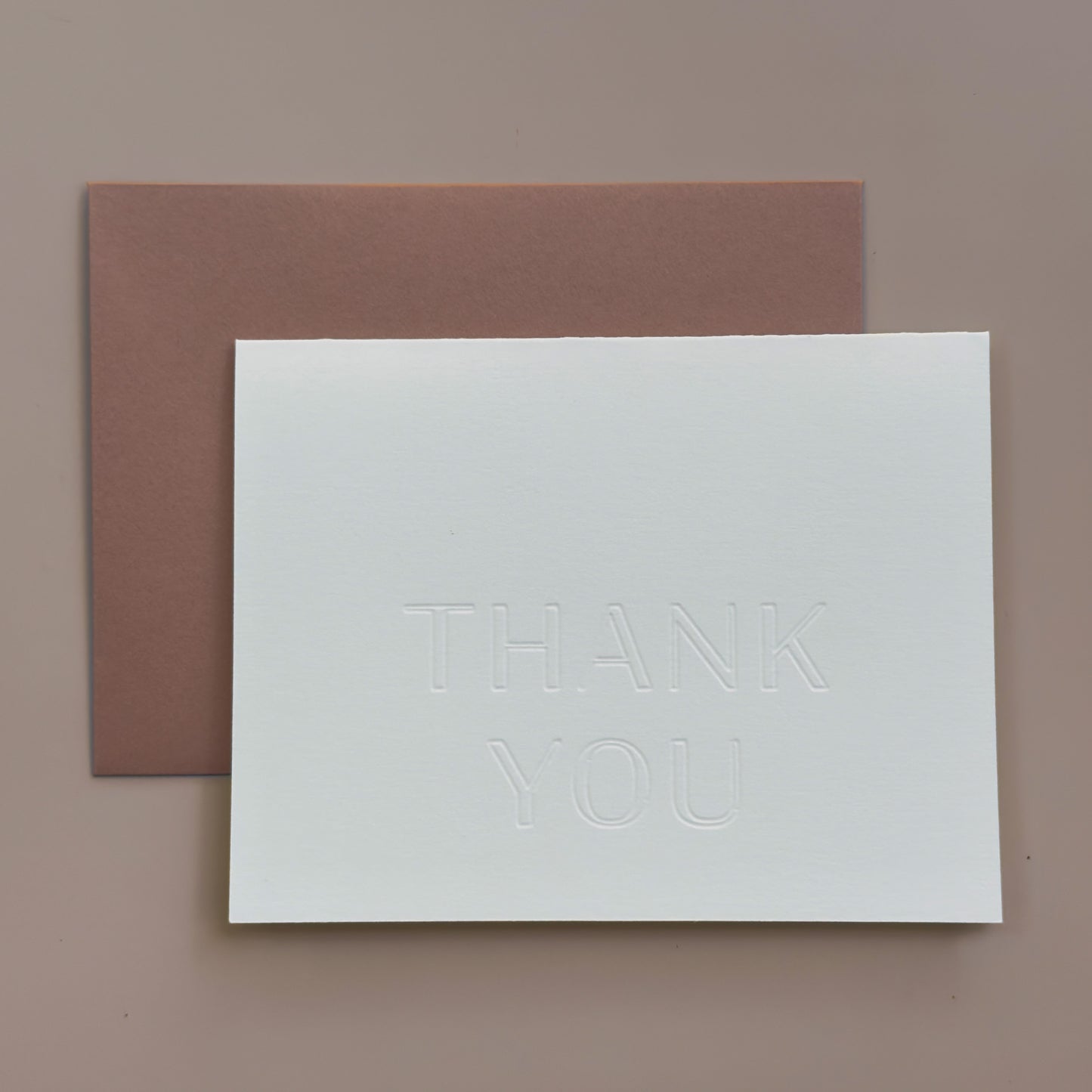 Blind Emboss Thank You Cards