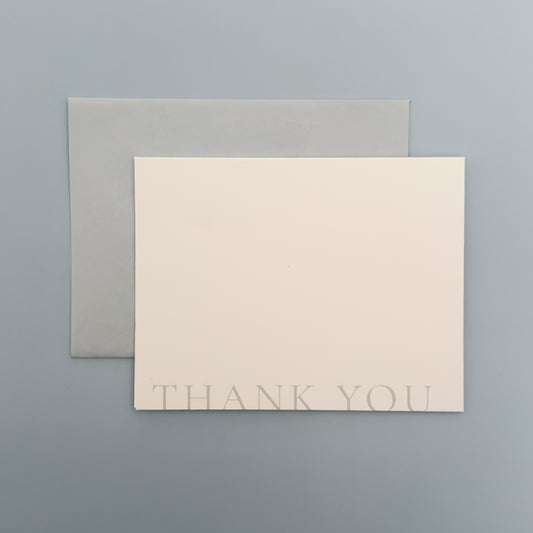 Serif Thank You Card