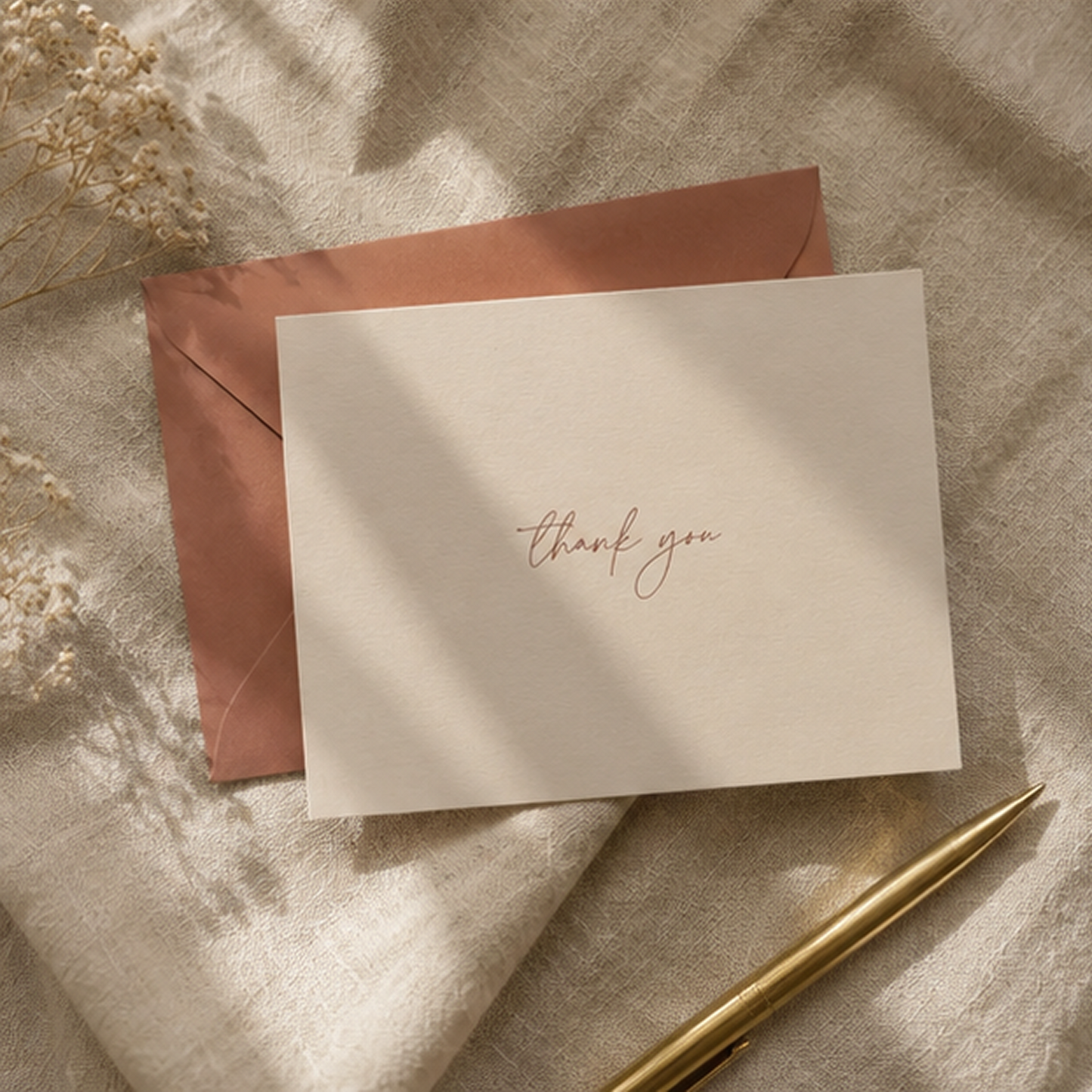 Scripty Thank You Cards